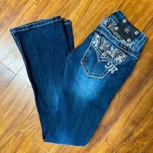 Miss Me Bootcut Jeans sz 25x31 Like New